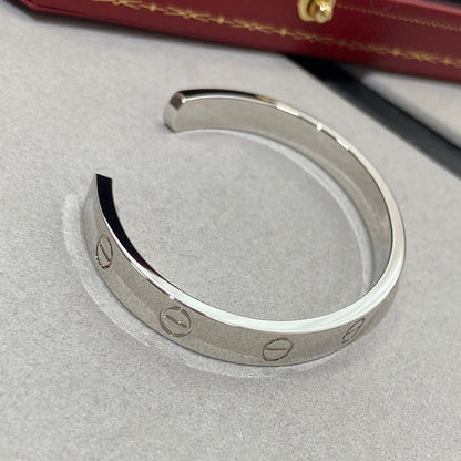 [NOBLE AURA] LOVE BRACELET 6.1MM 1 DIAMOND OPEN CUFF