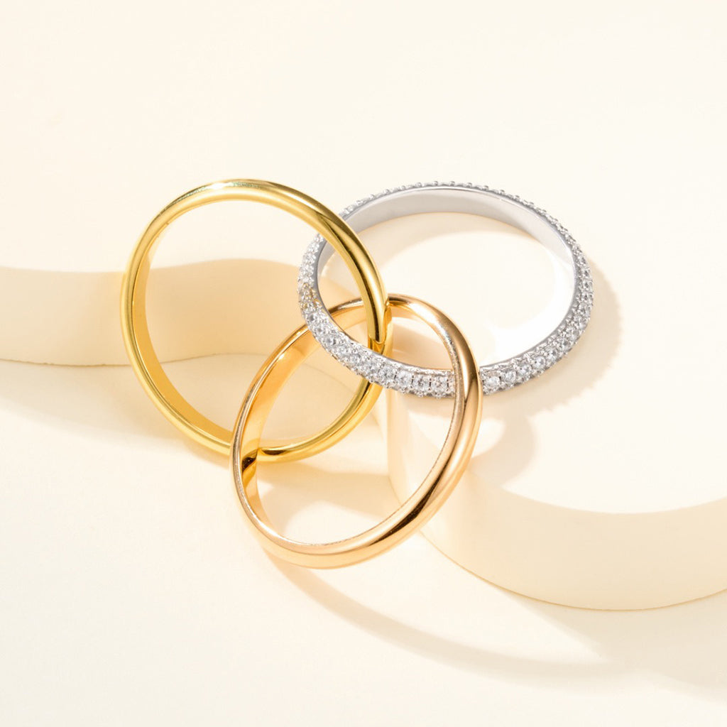 [NOBLE AURA] TRINITY 2.5MM RING COLLECTION