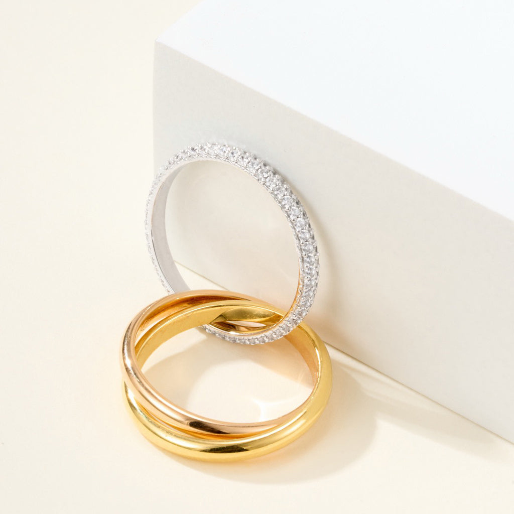 [NOBLE AURA] TRINITY 2.5MM RING COLLECTION