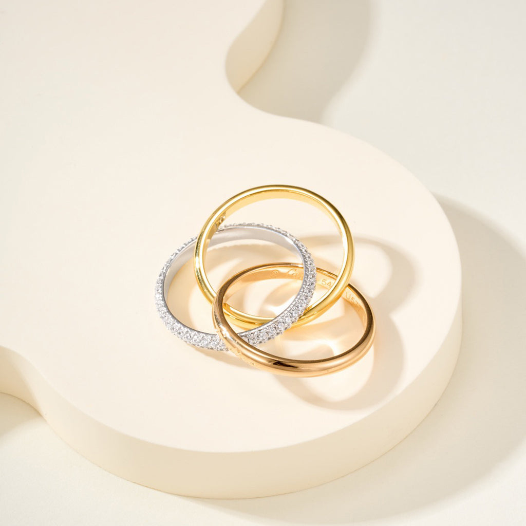 [NOBLE AURA] TRINITY 2.5MM RING COLLECTION