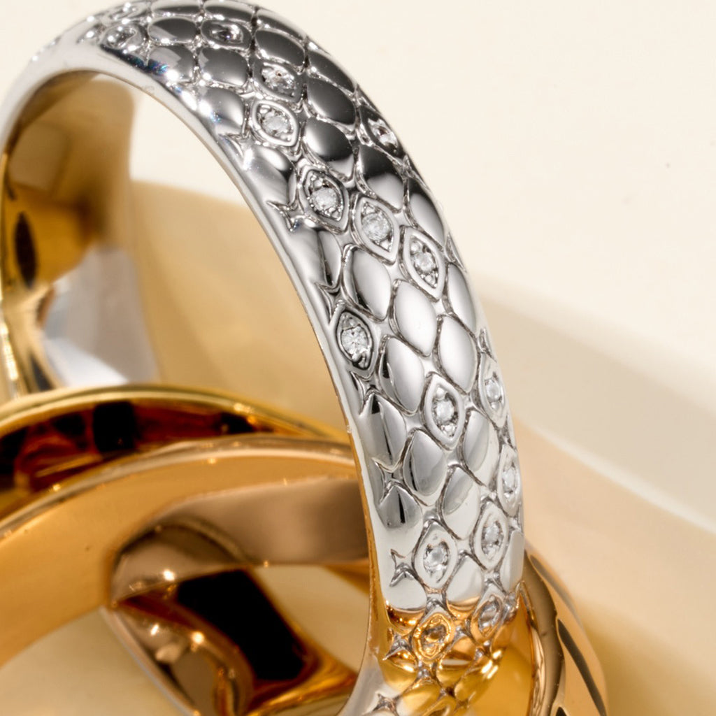 [NOBLE AURA]TRINITY  RING LEOPARD PRINT