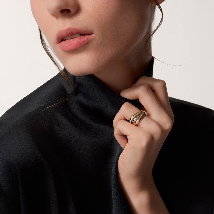 [NOBLE AURA] TRINITY 3.5MM CUSHION RING COLLECTION