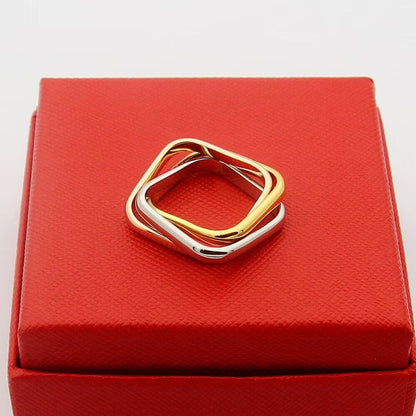 [NOBLE AURA] TRINITY 3.5MM CUSHION RING COLLECTION