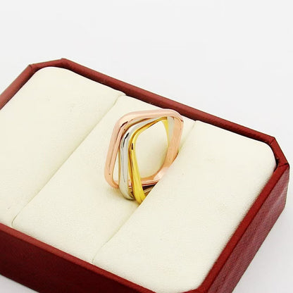 [NOBLE AURA] TRINITY 3.5MM CUSHION RING COLLECTION