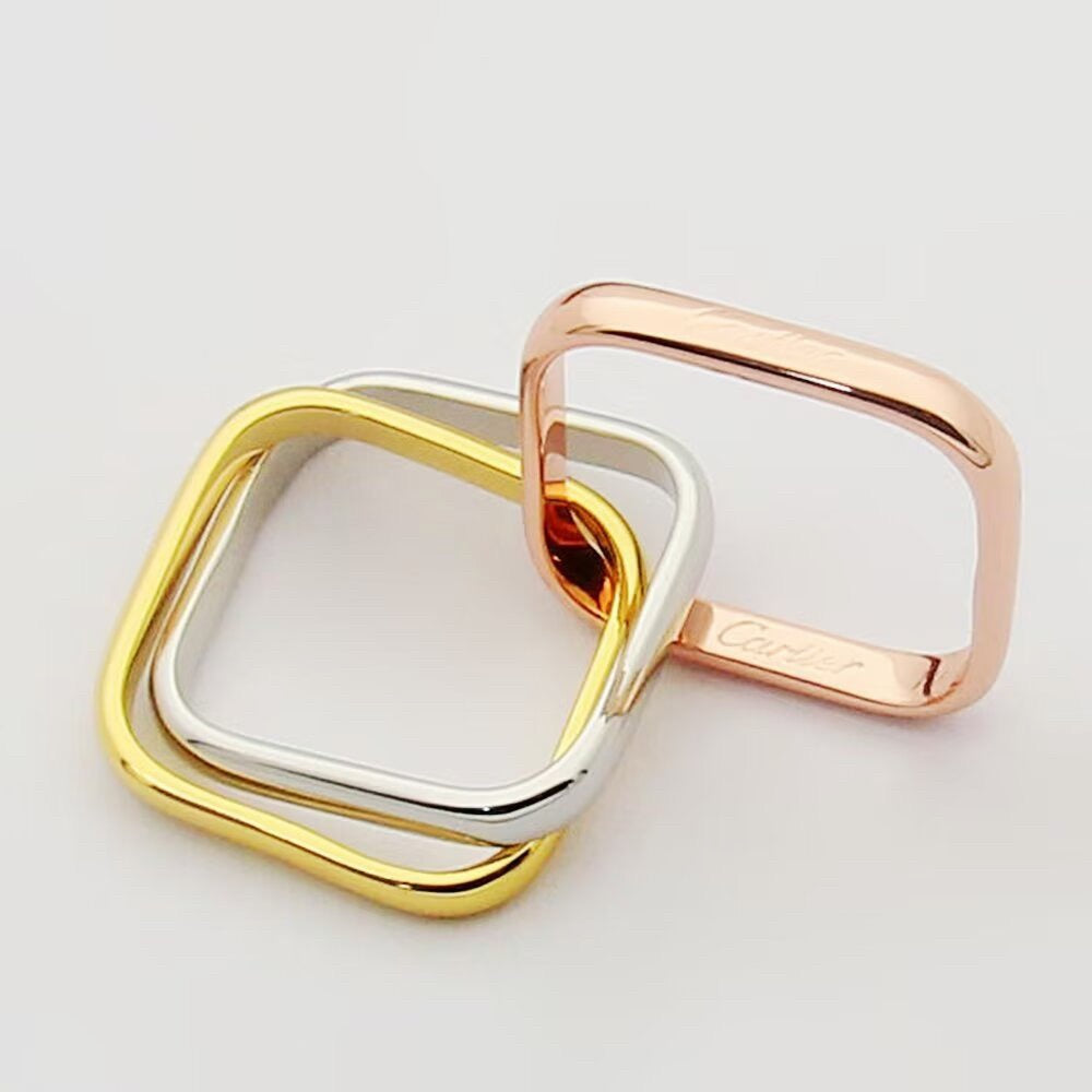 [NOBLE AURA] TRINITY 3.5MM CUSHION RING COLLECTION