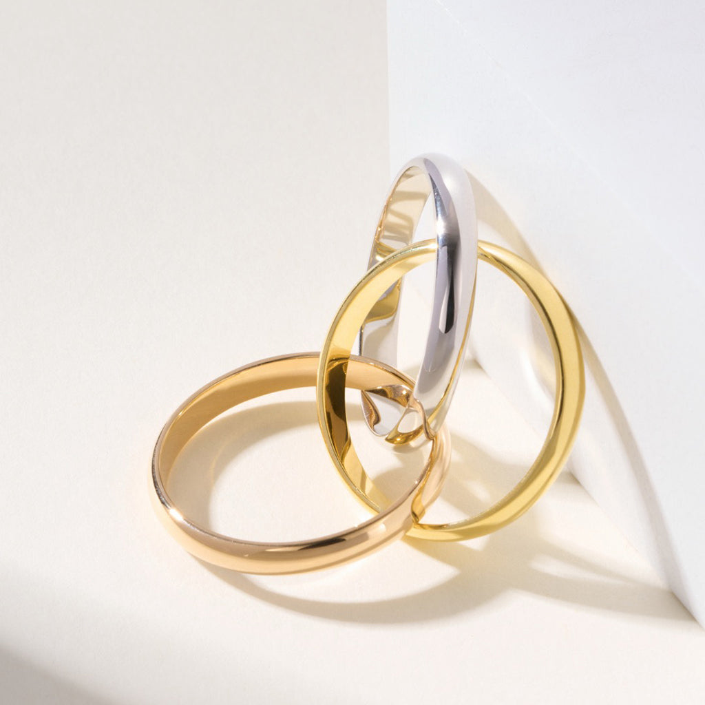[NOBLE AURA] TRINITY 2.5MM RING COLLECTION