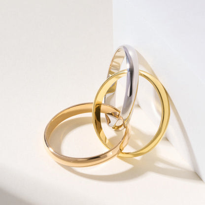 [NOBLE AURA] TRINITY 2.5MM RING COLLECTION