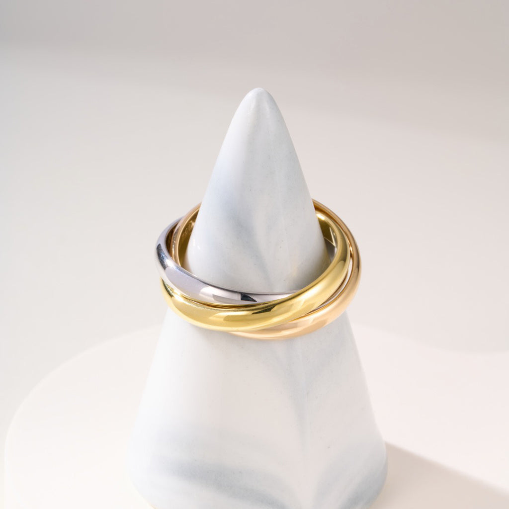 [NOBLE AURA] TRINITY 2.5MM RING COLLECTION