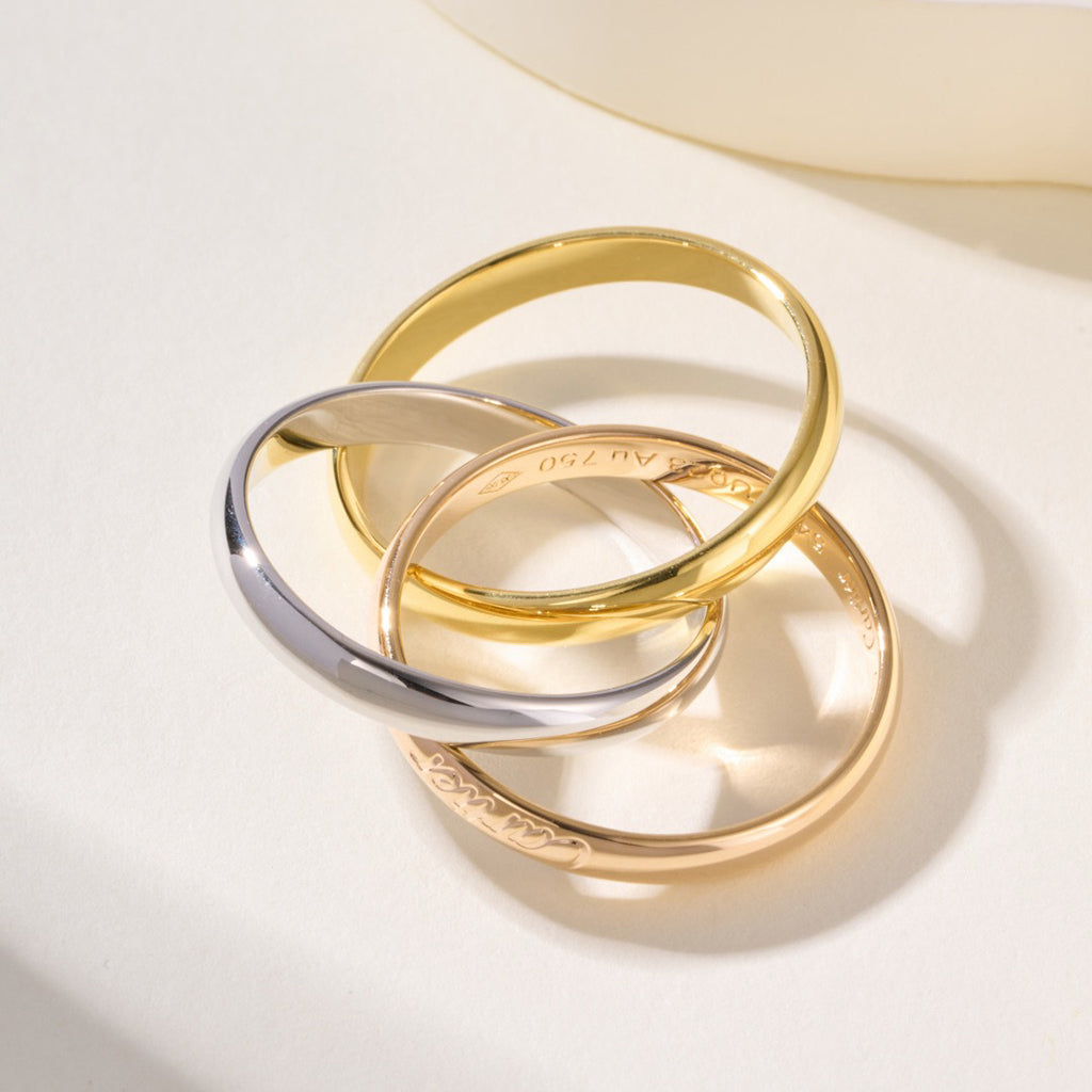 [NOBLE AURA] TRINITY 2.5MM RING COLLECTION