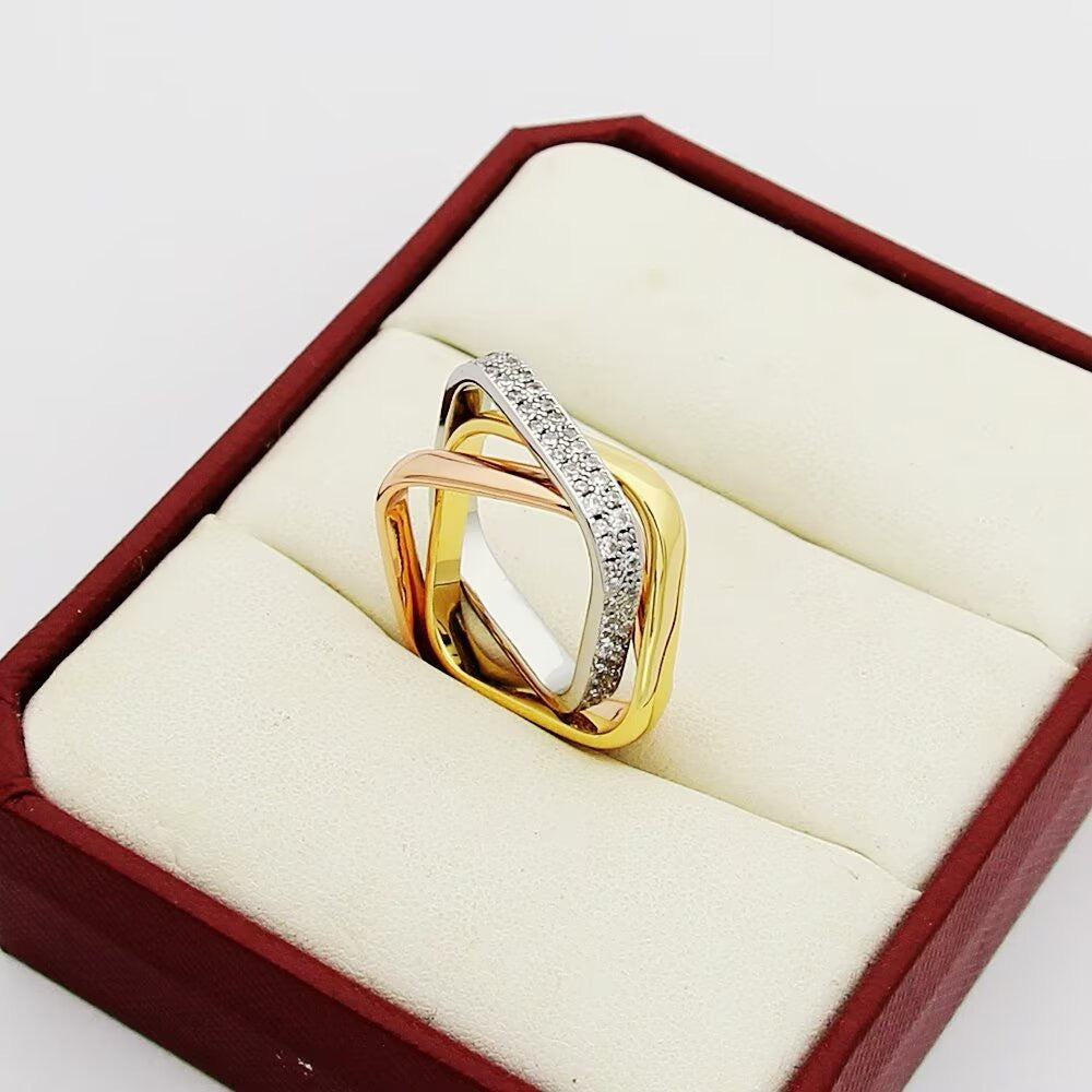 [NOBLE AURA] TRINITY 3.5MM CUSHION RING COLLECTION