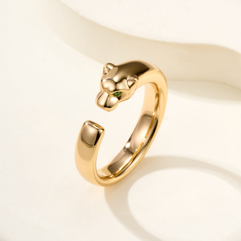 [NOBLE AURA] PANTHERE NO DIAMOND SMALL RING