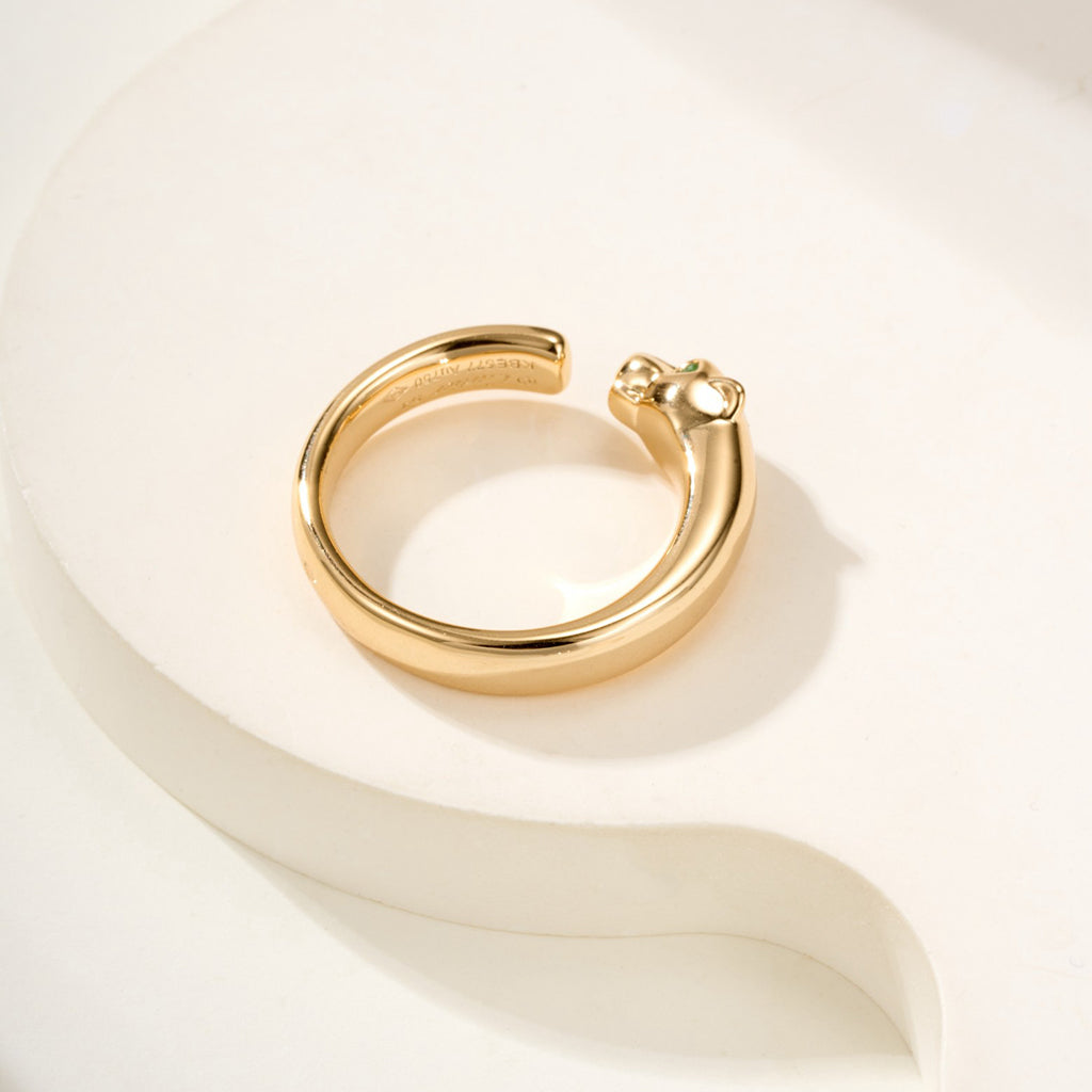 [NOBLE AURA] PANTHERE NO DIAMOND SMALL RING