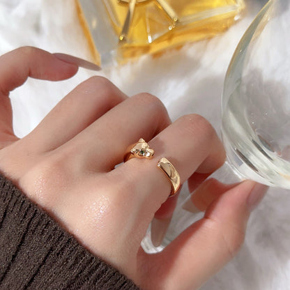 [NOBLE AURA] PANTHERE NO DIAMOND SMALL RING