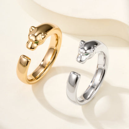 [NOBLE AURA] PANTHERE NO DIAMOND SMALL RING