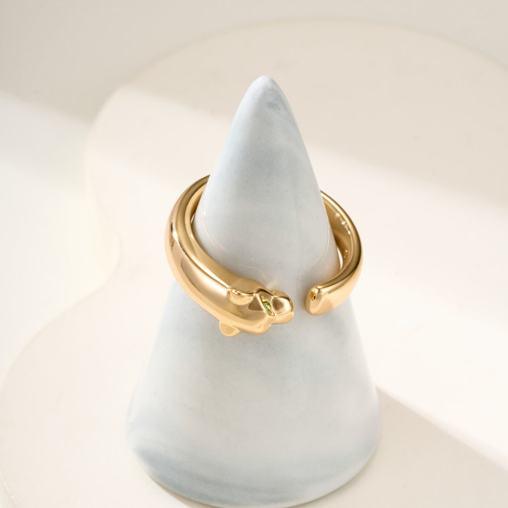 [NOBLE AURA] PANTHERE NO DIAMOND SMALL RING