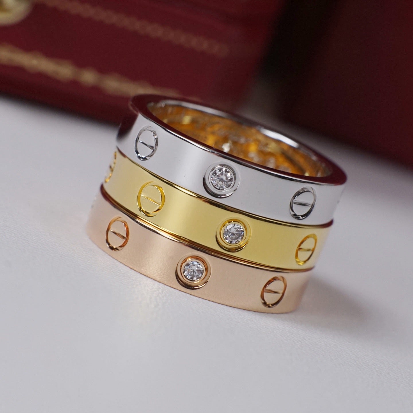[NOBLE AURA] LOVE 4MM 1 DIAMOND RING