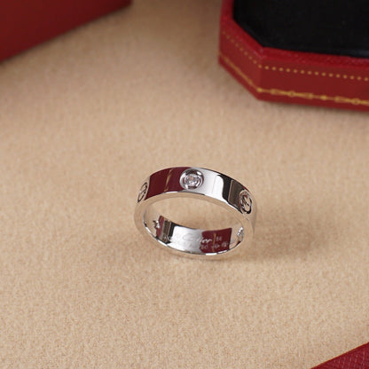 [NOBLE AURA] LOVE 5.5MM 3 DIAMOND RING