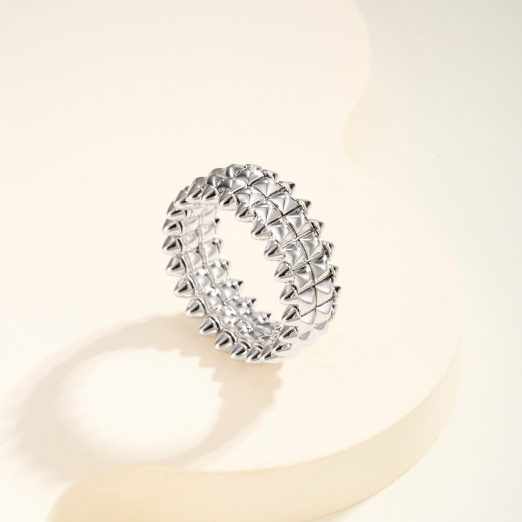 [NOBLE AURA] CLASH 9.2MM DOUBLE ROW RING