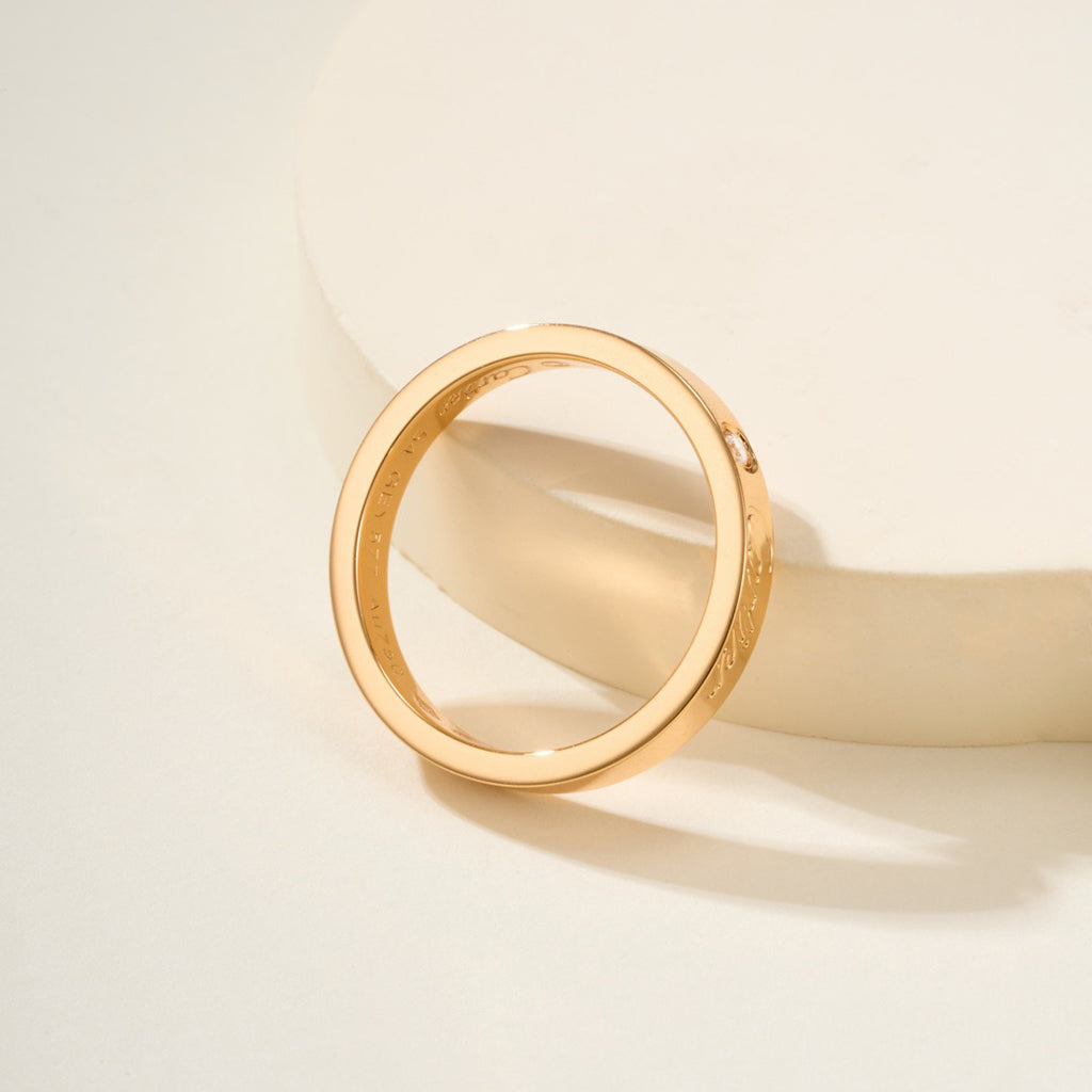 [NOBLE AURA] LOVE RING 4MM 1 DIAMOND