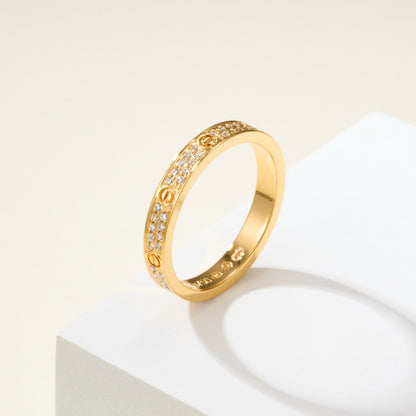 [NOBLE AURA] LOVE RING 2.65MM DIAMOND
