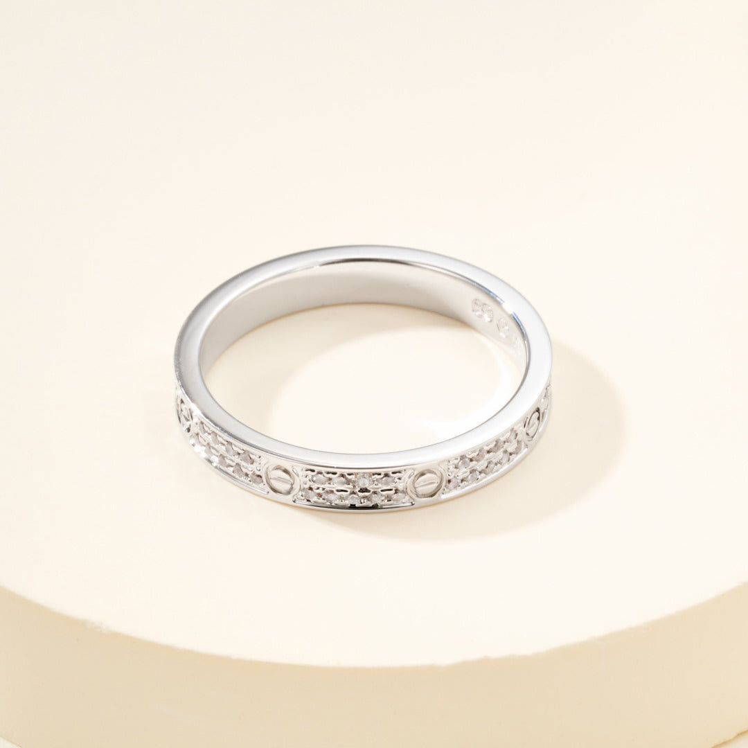 [NOBLE AURA] LOVE RING 2.65MM DIAMOND