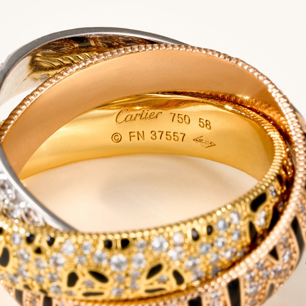 [NOBLE AURA]TRINITY  RING LEOPARD PRINT