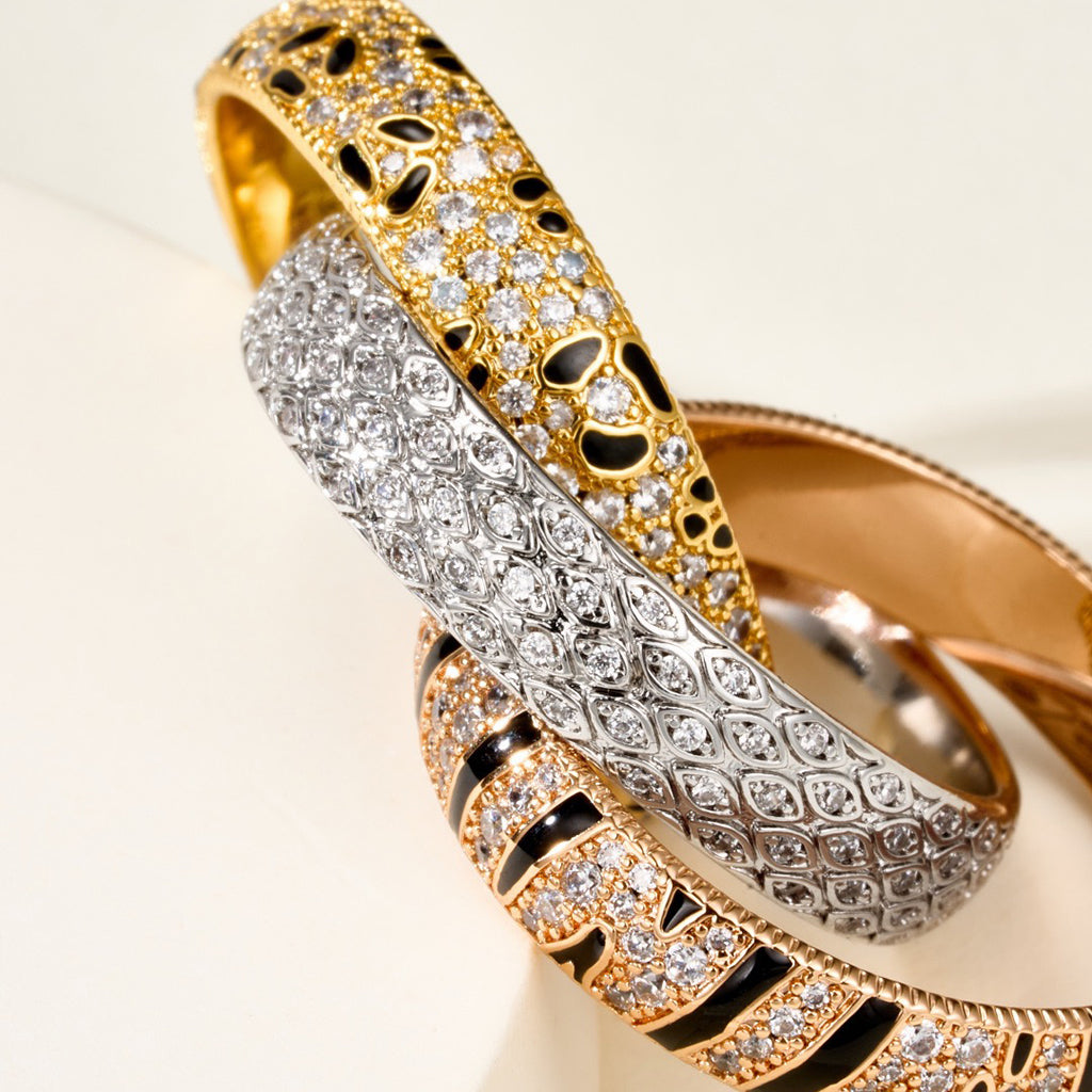 [NOBLE AURA]TRINITY  RING LEOPARD PRINT