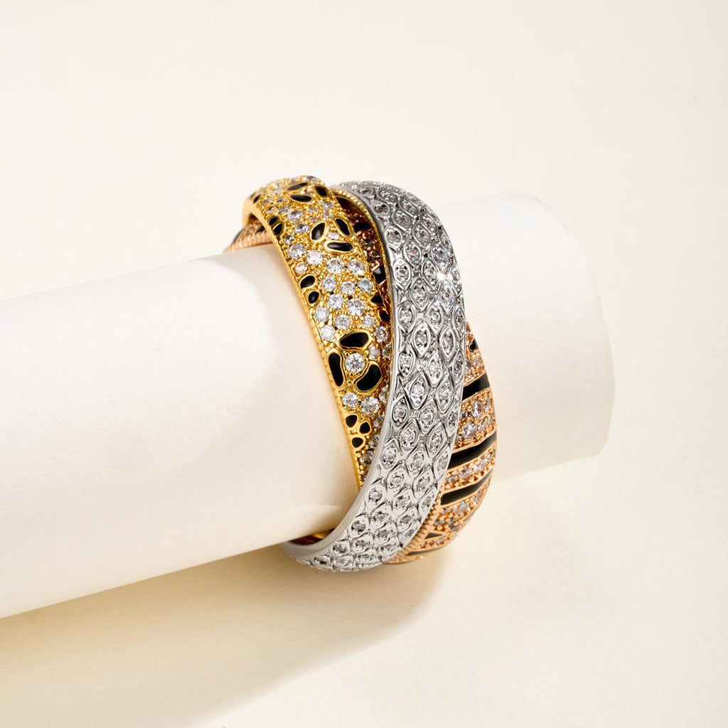 [NOBLE AURA]TRINITY  RING LEOPARD PRINT
