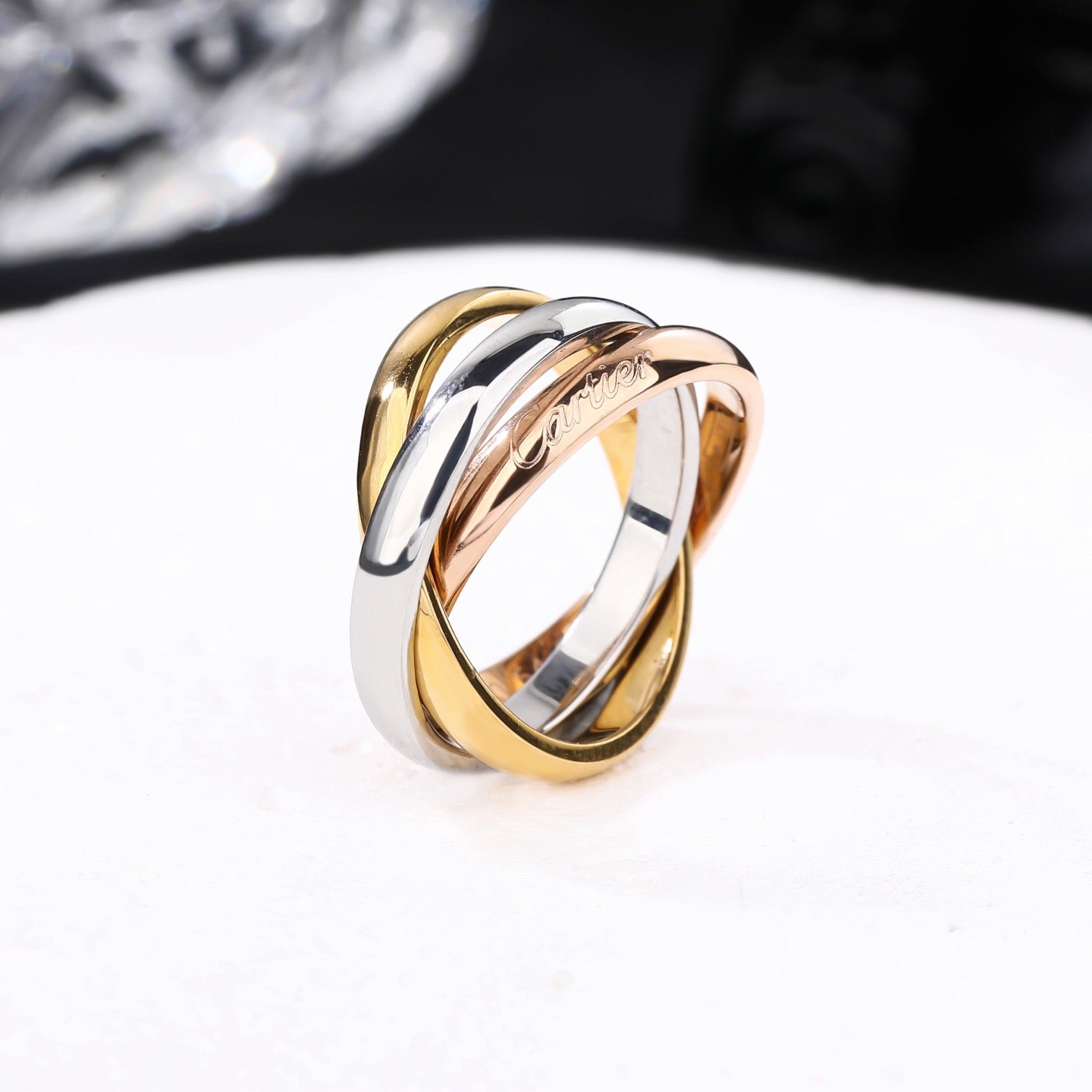 [NOBLE AURA]TRINITY 3.2MM RING COLLECTION