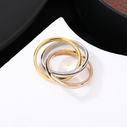 [NOBLE AURA]TRINITY 3.2MM RING COLLECTION