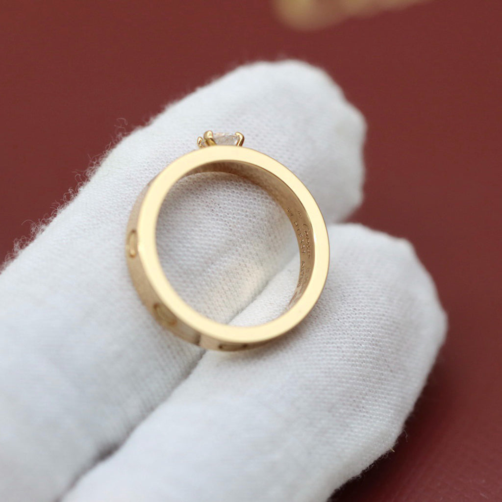 [NOBLE AURA] LOVE RING 3.6MM 1 BIG DIAMOND
