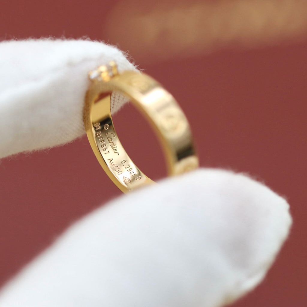 [NOBLE AURA] LOVE RING 3.6MM 1 BIG DIAMOND