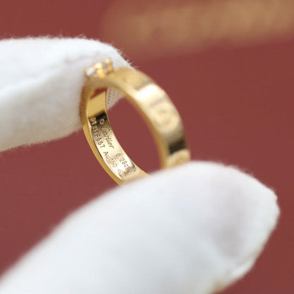 [NOBLE AURA] LOVE RING 3.6MM 1 BIG DIAMOND