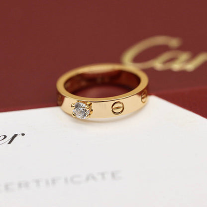 [NOBLE AURA] LOVE RING 3.6MM 1 BIG DIAMOND