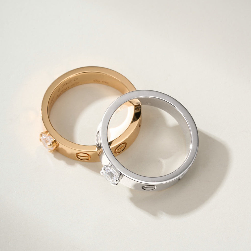 [NOBLE AURA] LOVE RING 3.6MM 1 BIG DIAMOND