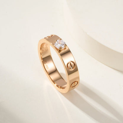 [NOBLE AURA] LOVE RING 3.6MM 1 BIG DIAMOND