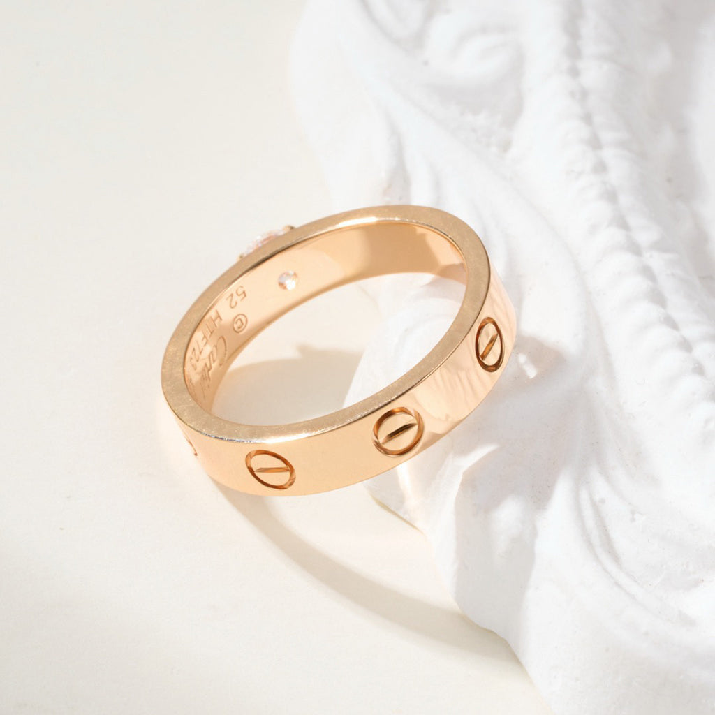 [NOBLE AURA] LOVE RING 3.6MM 1 BIG DIAMOND