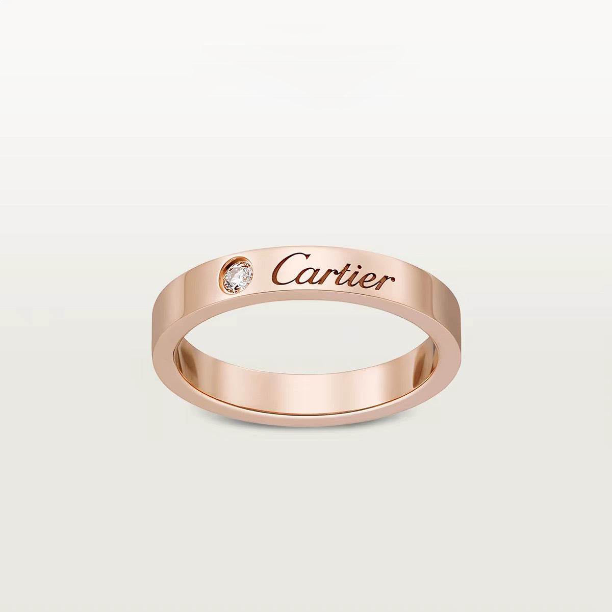 [NOBLE AURA] LOVE RING 4MM 1 DIAMOND