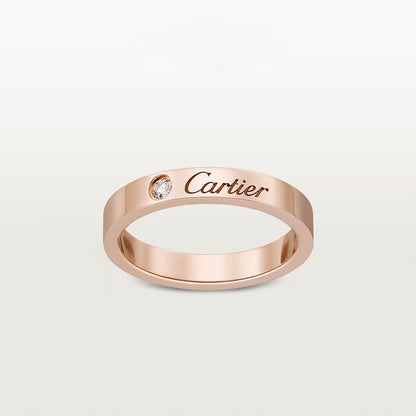 [NOBLE AURA] LOVE RING 4MM 1 DIAMOND