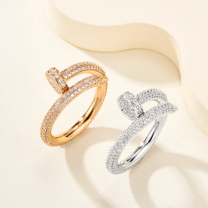 [NOBLE AURA] JUSTE RING 2.6MM FULL DIAMOND