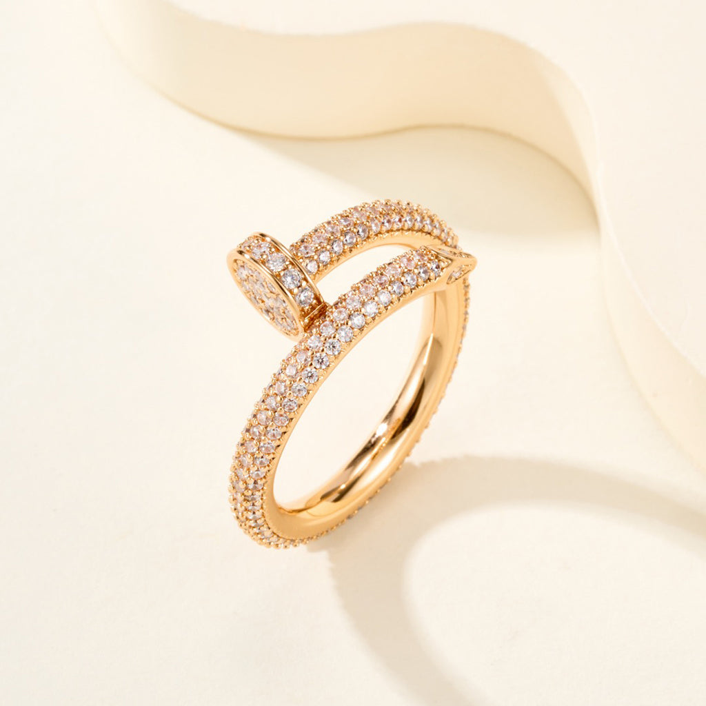 [NOBLE AURA] JUSTE RING 2.6MM FULL DIAMOND