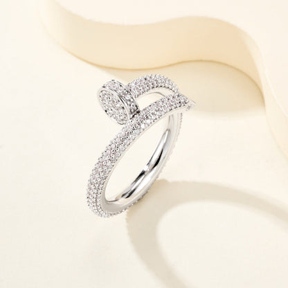 [NOBLE AURA] JUSTE RING 2.6MM FULL DIAMOND