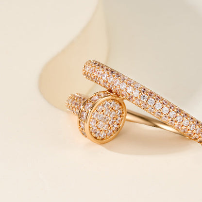 [NOBLE AURA] JUSTE RING 2.6MM FULL DIAMOND