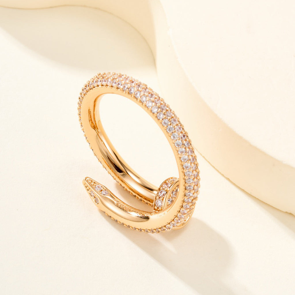 [NOBLE AURA] JUSTE RING 2.6MM FULL DIAMOND