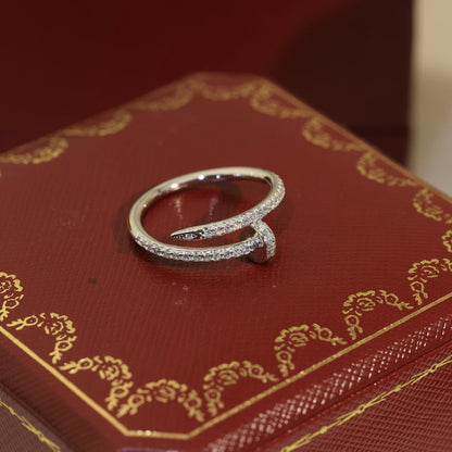 [NOBLE AURA] JUSTE 1.8MM FULL DIAMOND RING