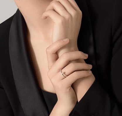[NOBLE AURA] JUSTE 1.8MM FULL DIAMOND RING