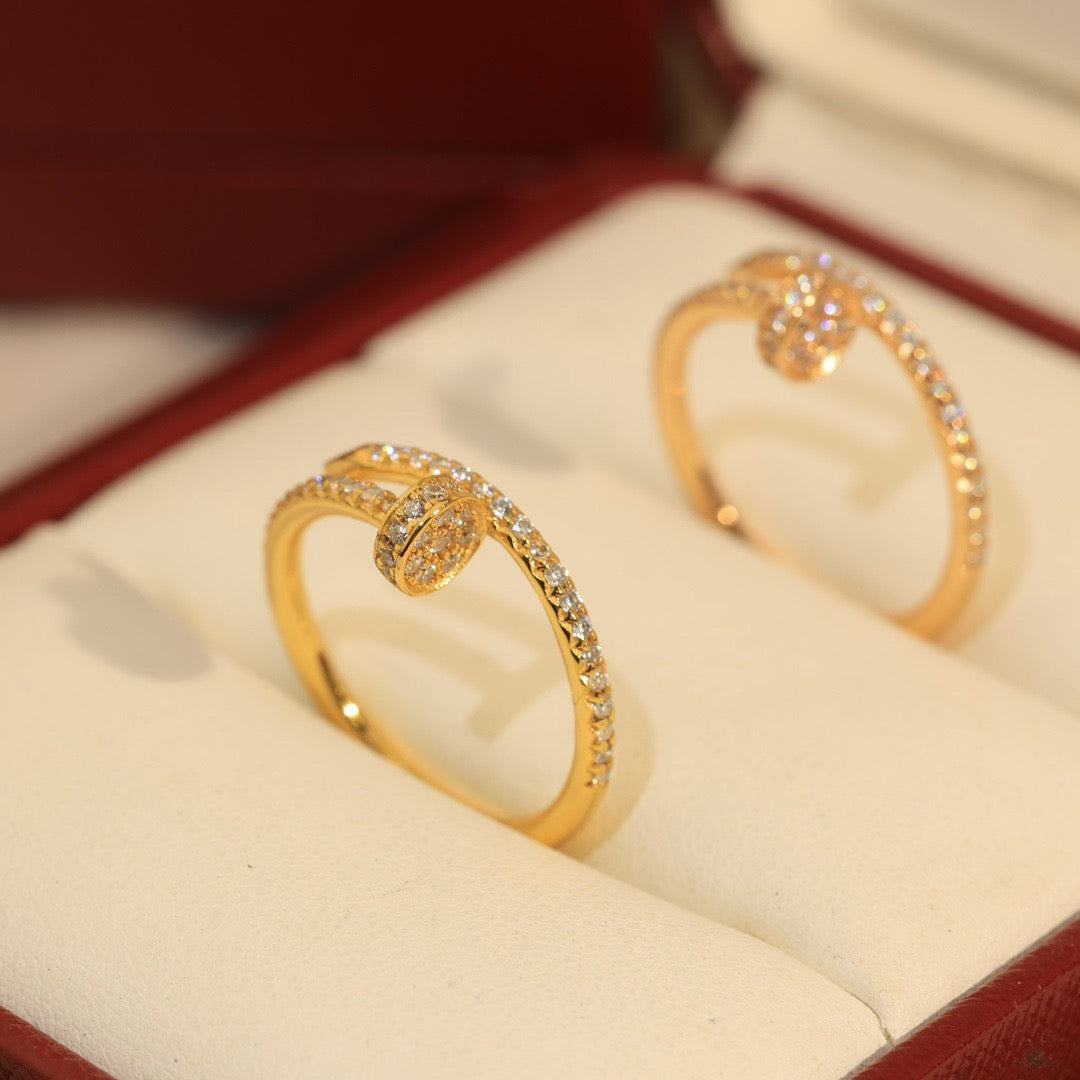 [NOBLE AURA] JUSTE 1.8MM FULL DIAMOND RING