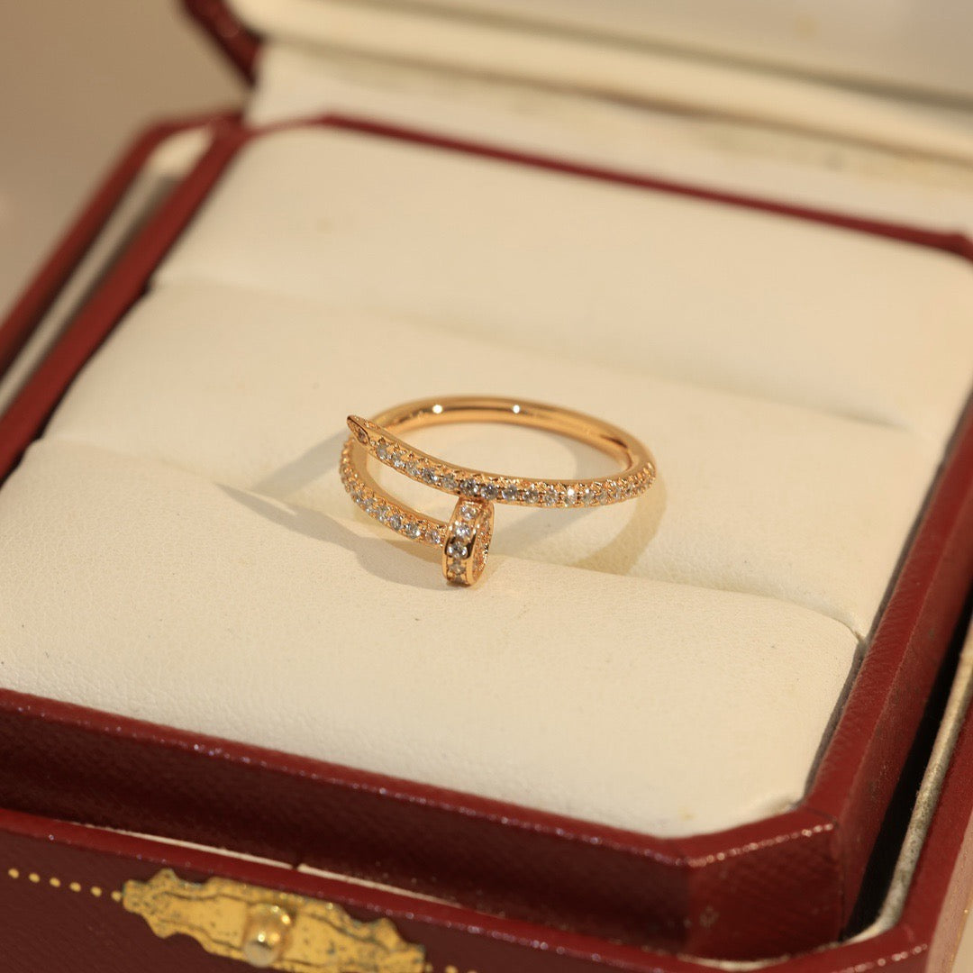 [NOBLE AURA] JUSTE 1.8MM FULL DIAMOND RING