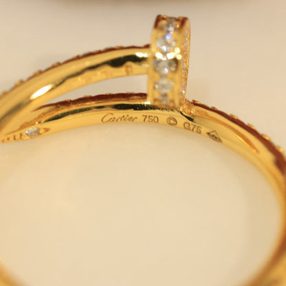 [NOBLE AURA] JUSTE 1.8MM FULL DIAMOND RING