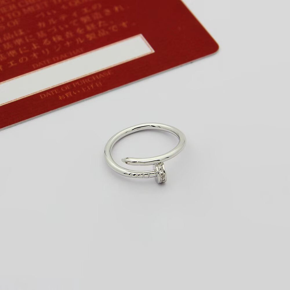 [NOBLE AURA] JUSTE 1.8MM HALF DIAMOND RING